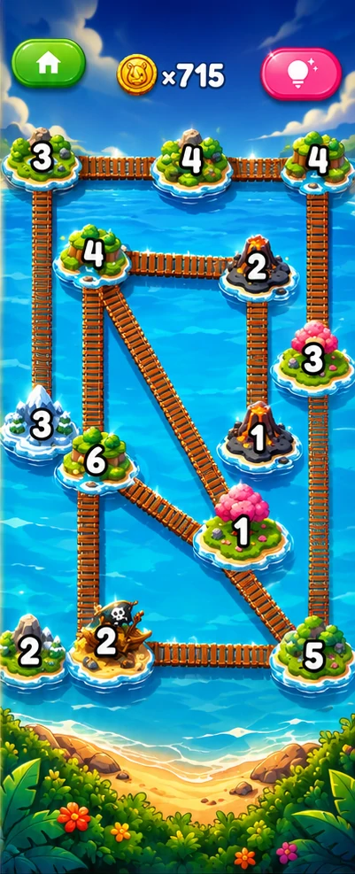 Bridges puzzle